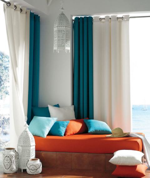 Elegant Outdoor Curtains Dubai