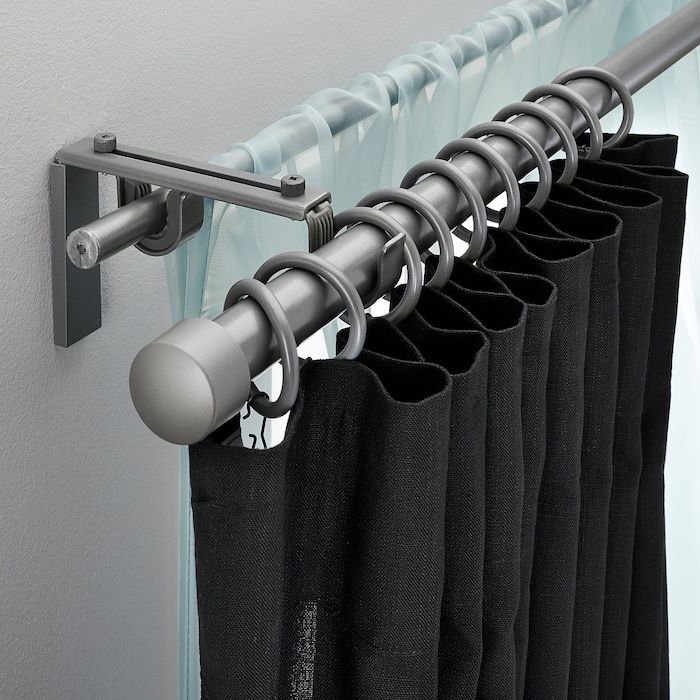 Double Curtain Rods
