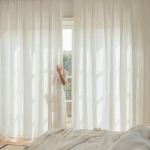 White Sheer Curtains