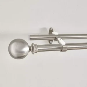 Ball 19mm Double Curtain Rod