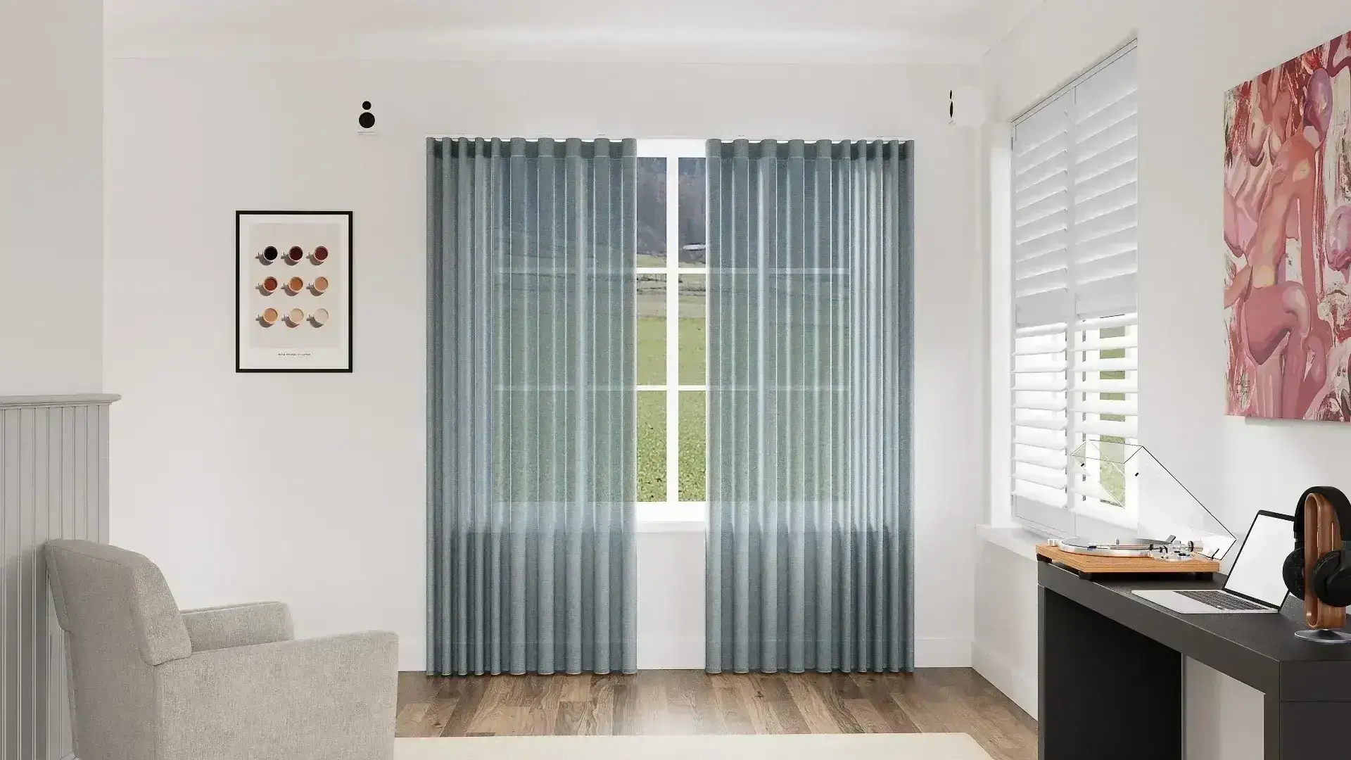 Graceful Sheer Curtain