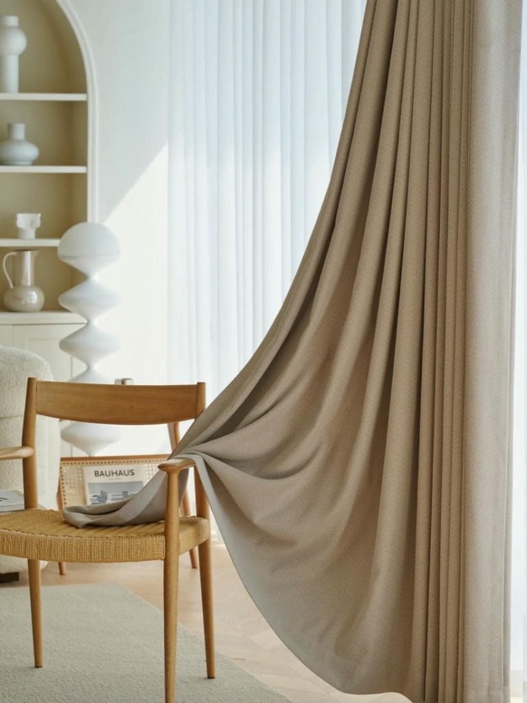 Herringbone Blackout Curtains for Bedroom – Available in 9 Colors - Image 2