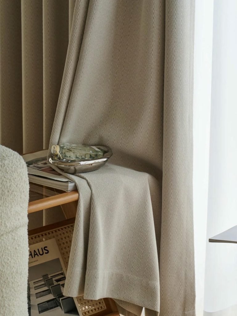 Herringbone Blackout Curtains for Bedroom – Available in 9 Colors - Image 6