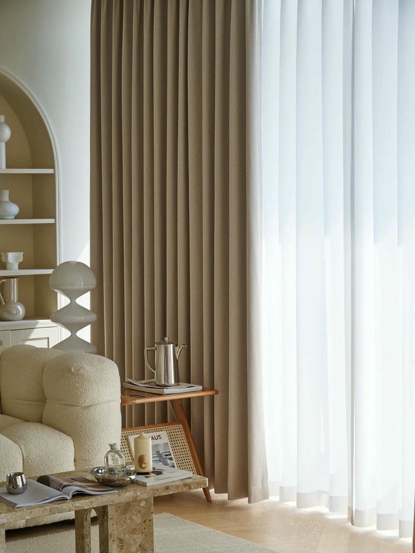 Herringbone Blackout Curtains for Bedroom – Available in 9 Colors