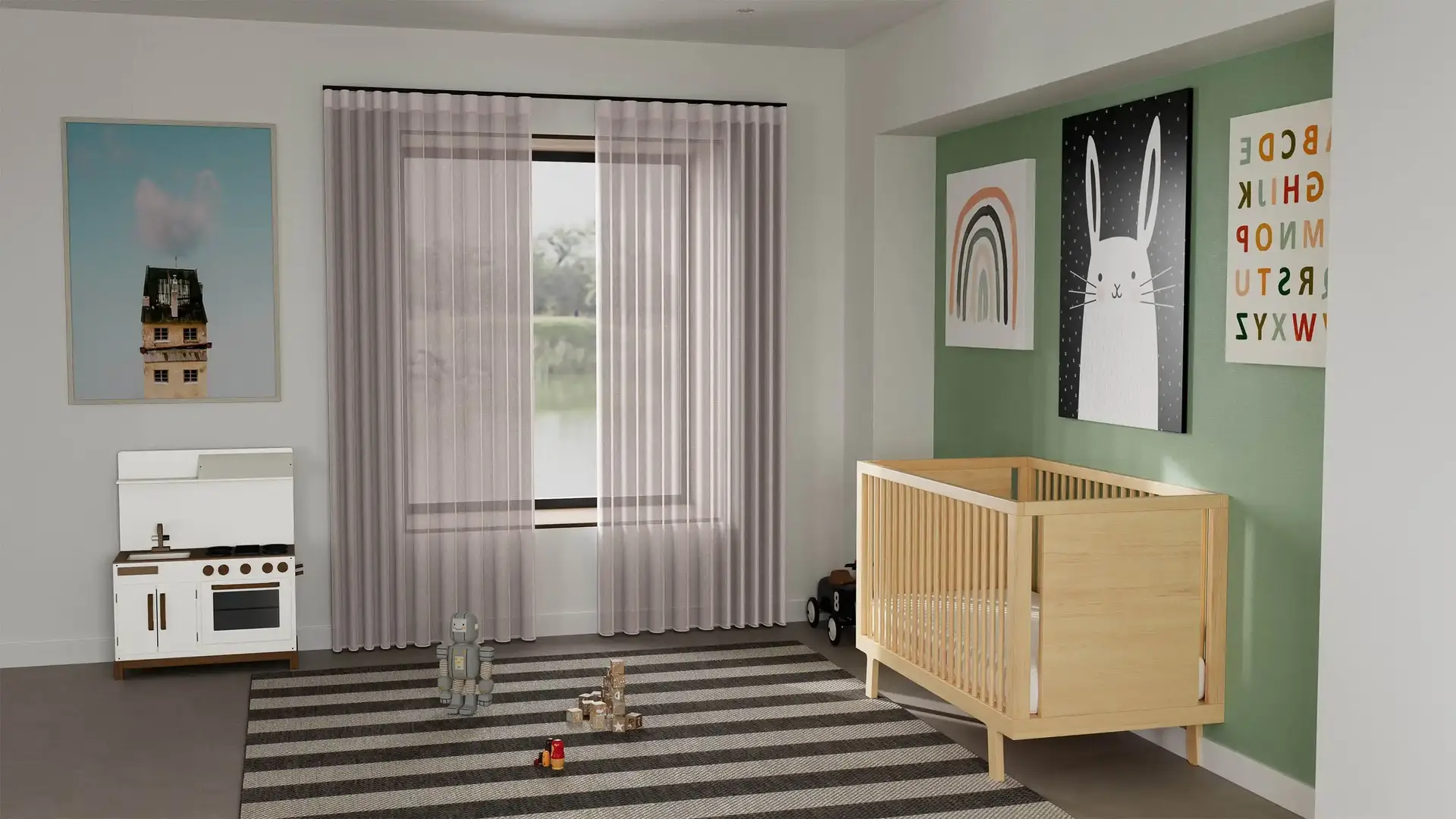 Flaxen Sheer Curtain - Image 3