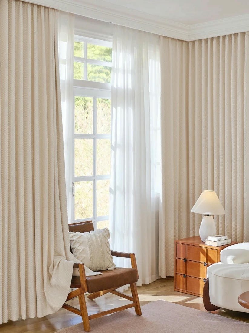 Thermal Curtains “Pearl Drops” – Noise Cancelling, Blackout & Heat Blocking - Image 7