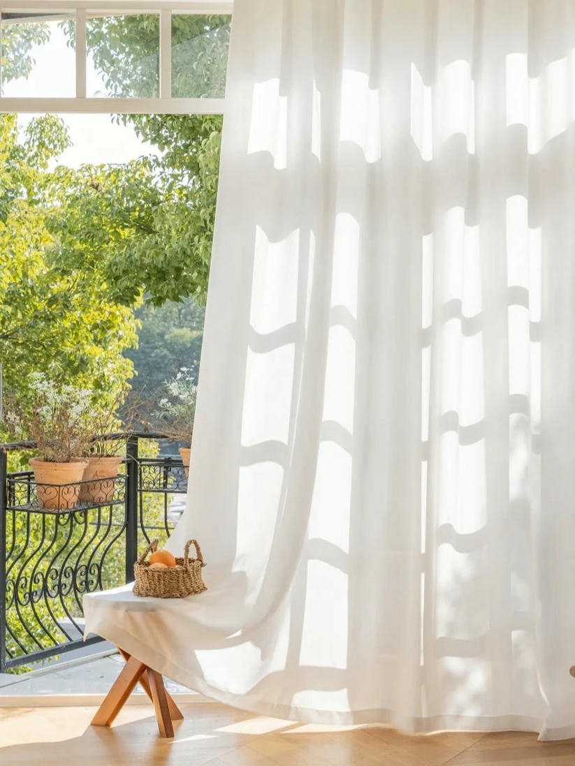 Privacy White Sheer Curtains – Perfect for Light Penetration and Enhanced Privacy - Image 7