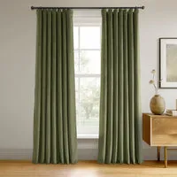 Hunter Green Signature Velvet Blackout Curtain