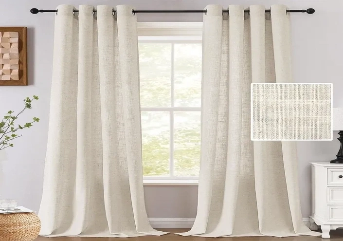 Linen Window Curtains