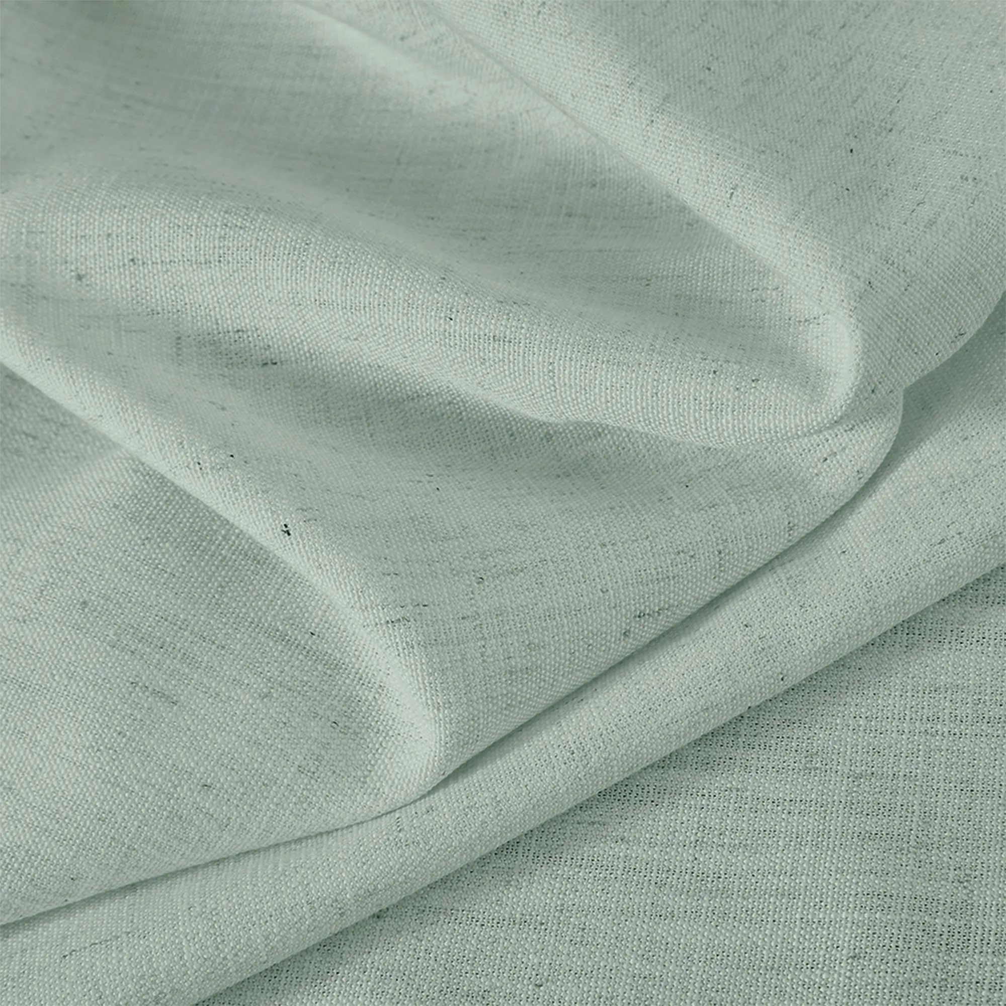 Sabrina Heavyweight Linen Curtains Dusty Aqua