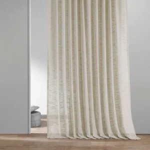 Weave Natural Linen Sheer Curtain