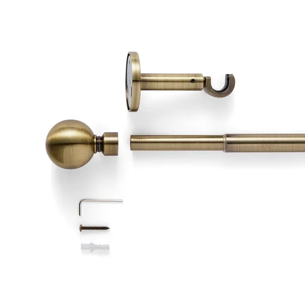 Ashton Extendable Metal Eyelet Curtain Pole