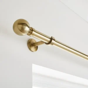 Ashton Fixed Metal Eyelet Curtain Pole