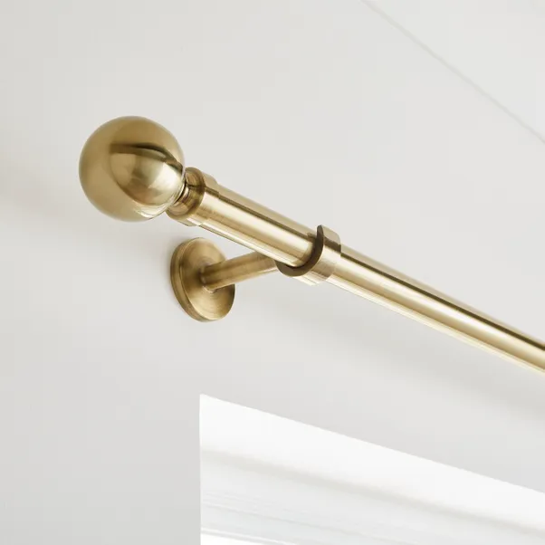 Ashton Fixed Metal Eyelet Curtain Pole