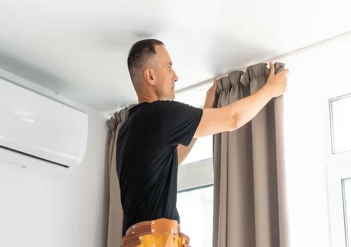 Office Curtains Installation