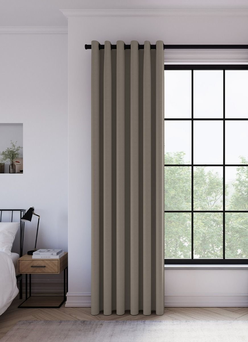 Saffron Hessian Curtains