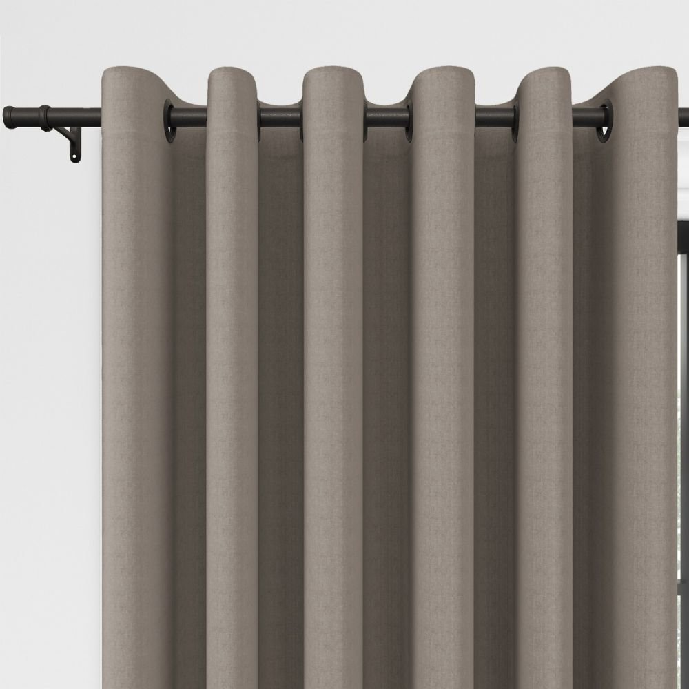 Saffron Hessian Curtains